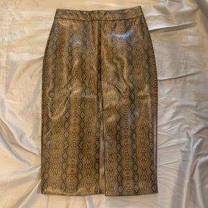 Brand new faux snake skin shirt US 4